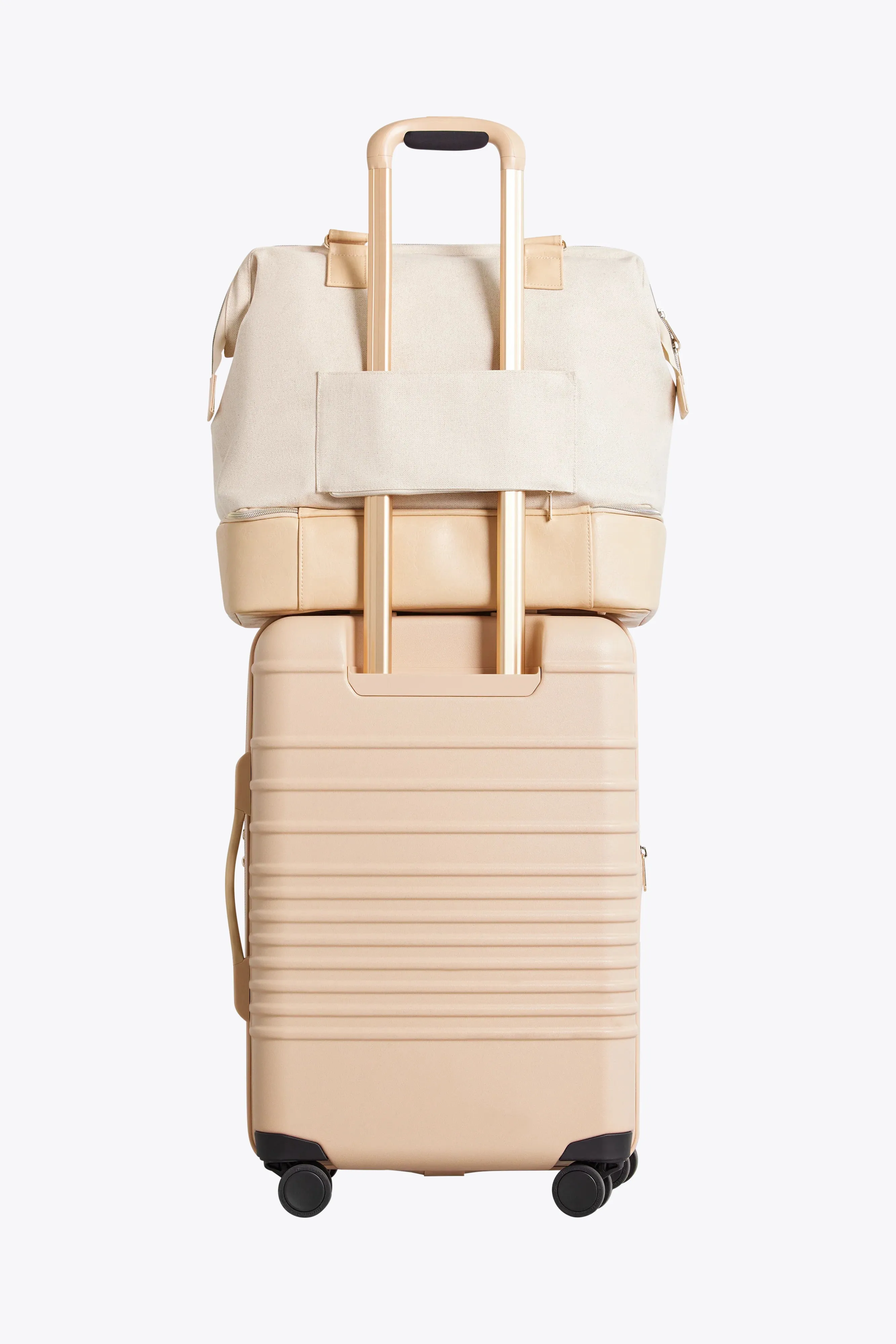 The Mini Weekender in Beige