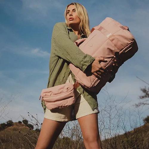 The Puffer Duffel Bag - Ivory