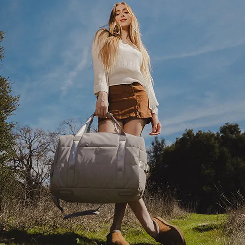 The Puffer Duffel Bag - Ivory
