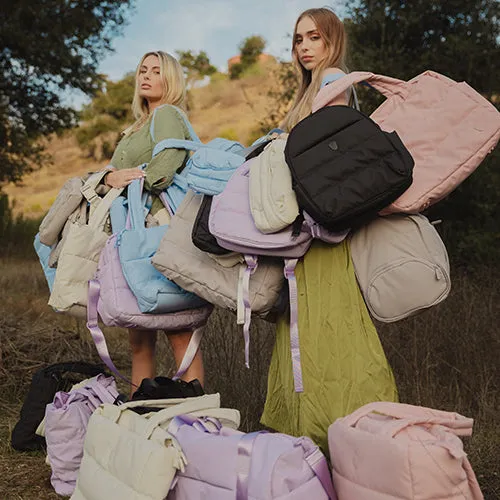 The Puffer Duffel Bag - Off White