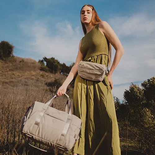 The Puffer Duffel Bag - Sage Green