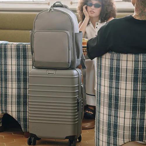 The Travel Backpack in Grey