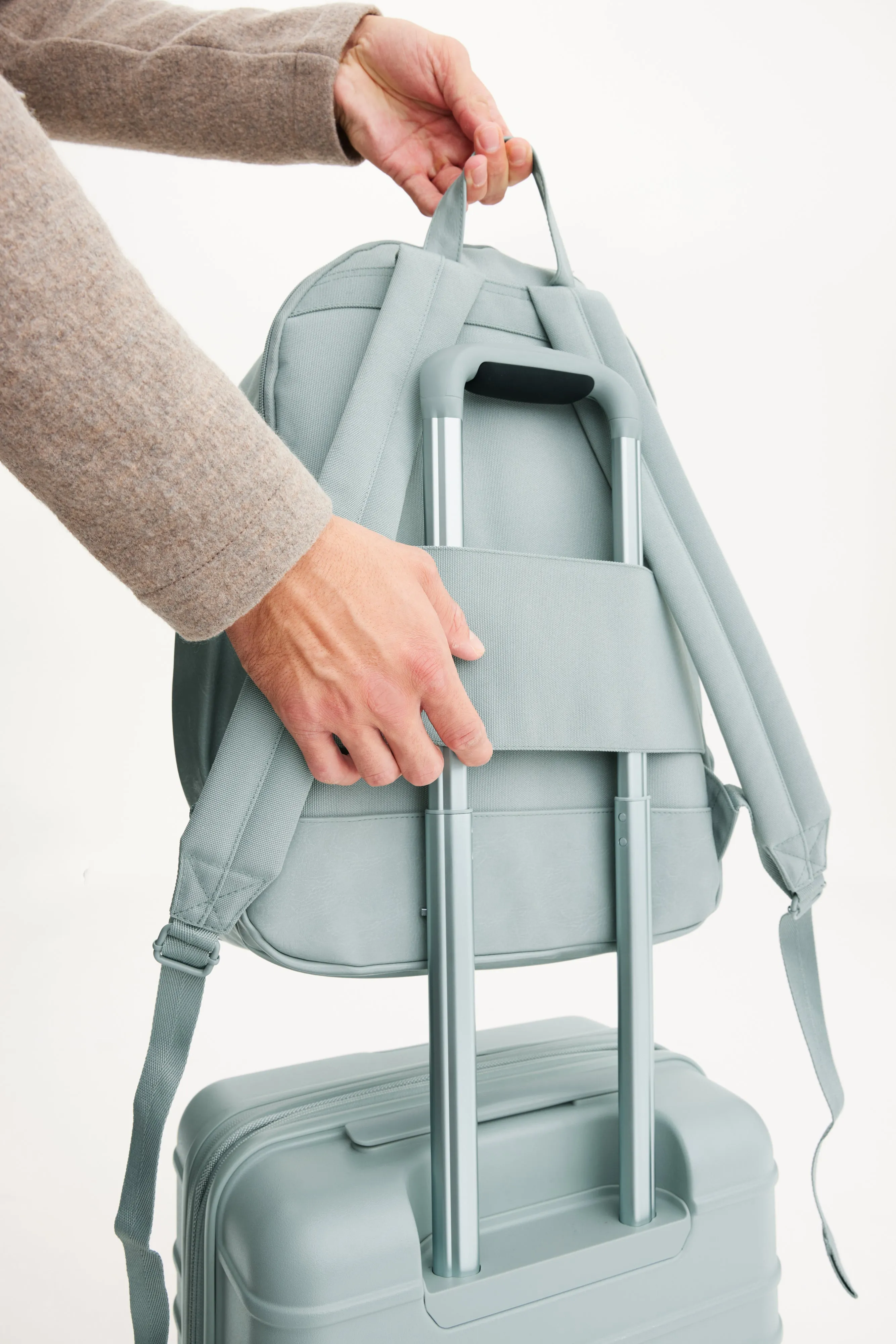The Travel Backpack in Slate