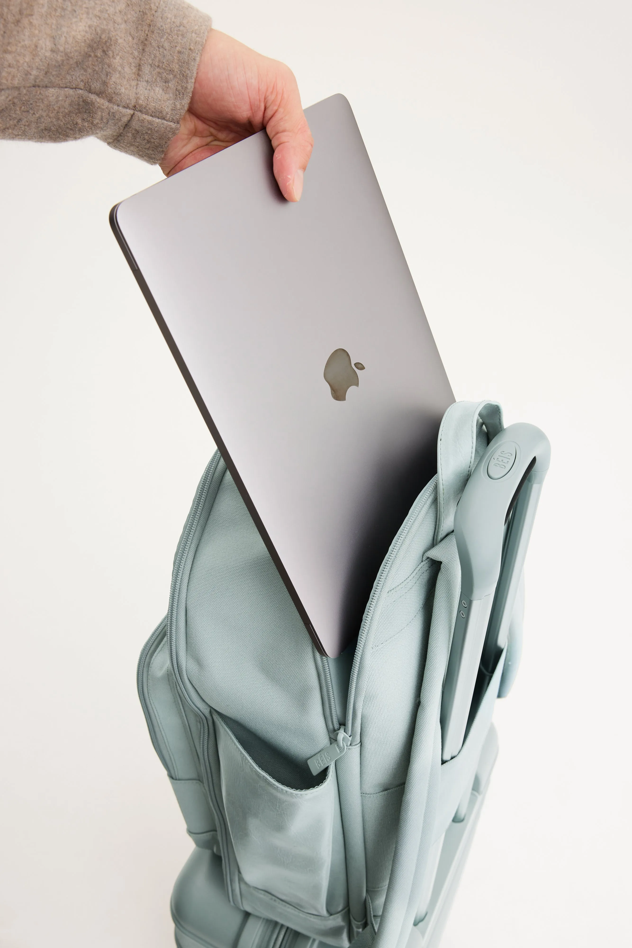 The Travel Backpack in Slate