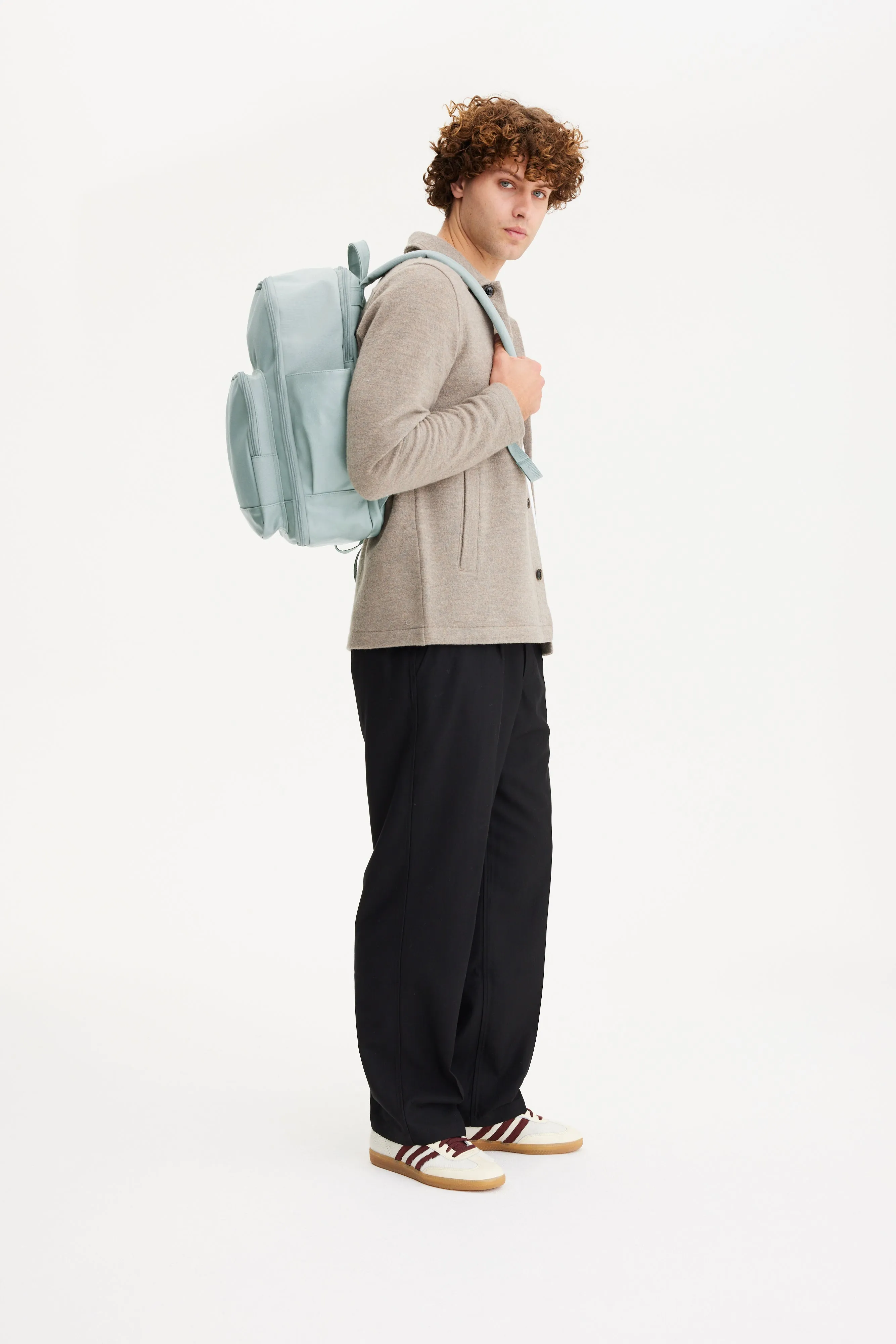 The Travel Backpack in Slate