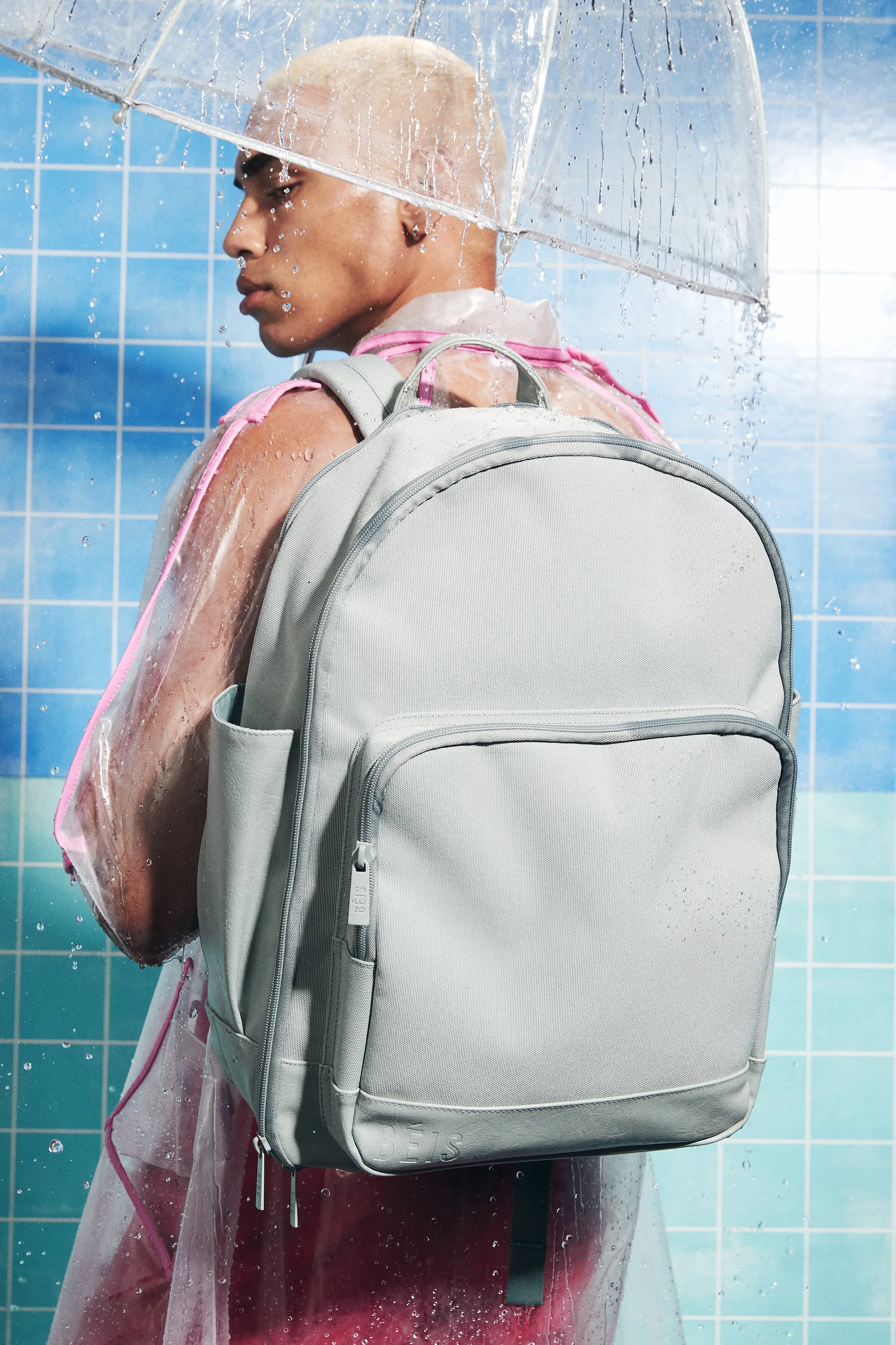 The Travel Backpack in Slate