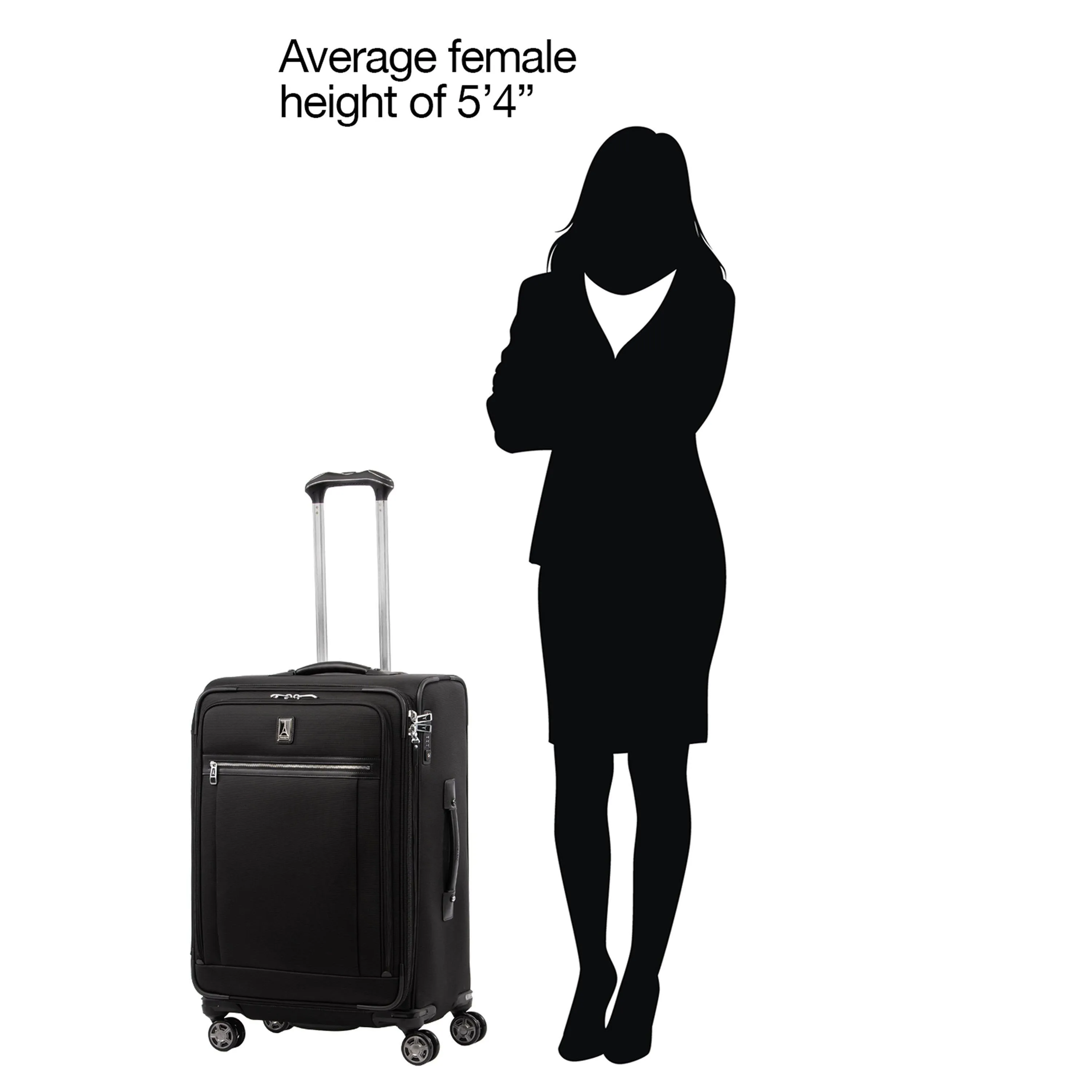 TravelPro Platinum Elite 25" 4-Wheel Medium Luggage