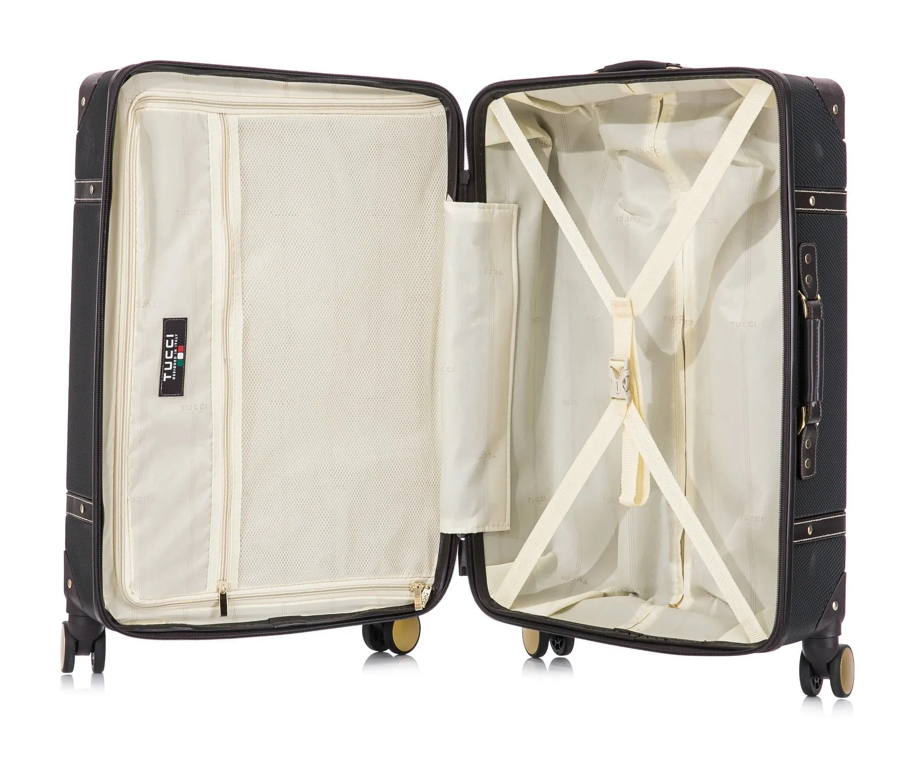 TUCCI Italy LEGATO 03 PC 20", 24", 28" Vinchic Vintage Luggage Suitcase Set