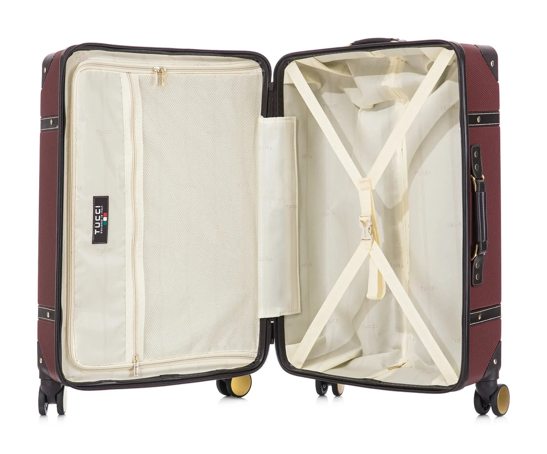 TUCCI Italy LEGATO 03 PC 20", 24", 28" Vinchic Vintage Luggage Suitcase Set