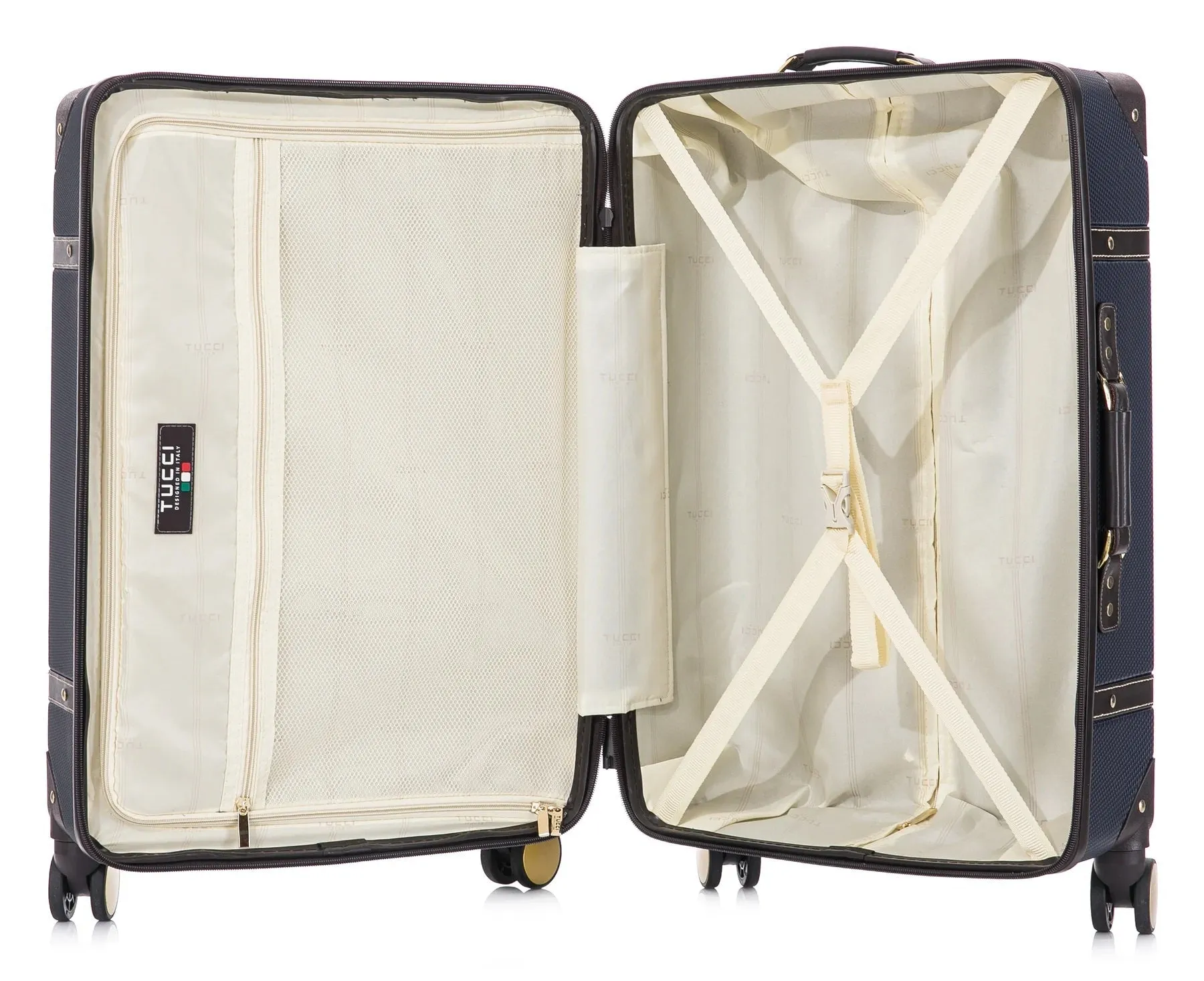 TUCCI Italy LEGATO 03 PC 20", 24", 28" Vinchic Vintage Luggage Suitcase Set