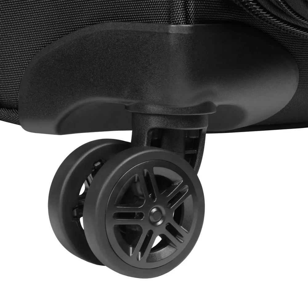 WallyBags Solutions 20 Expandable Spinner Carry-On with Padded Electronics Pockets