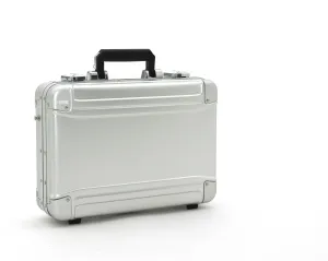 ZERO Halliburton Geo Aluminum 2.0 Small Laptop Case Silver
